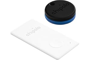 Chipolo ONE - Key Finder, Bluetooth Tracker for Keys, Backpack, Item Finder, Premium Features, Out of Range Alerts, Works with Chipolo app (iOS & Android Compatible) (2X ONE + 1x Card)