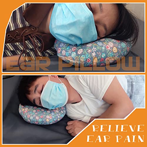 Zuobloe Ear Piercing Pillow for Side Sleepers Donut Pillow for Ear Pain