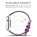 Fullmosa Leather Band Compatible with Apple Watch 41mm 45mm 40mm 44mm 38mm 42mm Women Band Strap with Silver Buckle for iWatch SE/8/7/6/5/4/3/2/1/SE2, 41mm 40mm 38mm Rosy/Silver
