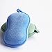 BabaMate Natural Bamboo Baby Bath Sponge - 2 Pack - Ultra Soft & Absorbent Sponge For Baby's Sensitive Skin, Biodegradable, Hypoallergenic - Blue Green