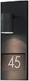 Konstsmide buitenlamp Modena mat zwart met huisnummer kopen? Wandlampen Konstsmide buitenlamp Modena mat zwart met huisnummer kopen? Wandlampen