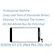 UoUo ~ Screen Replacement Part for ZTE ZMAX PRO Z981 Touch Screen Digitizer with 8 pcs tools gift(Black)