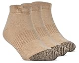 YolBer Boys’ Cotton Super Soft Low Cut Cushion Socks – 3 Pairs