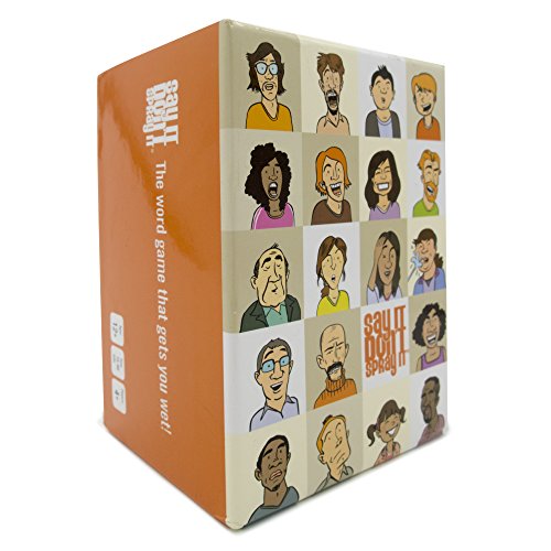 Say It Don’t Spray It – The word game that gets you wet! The ultimate party game that brings uncontrollable laughter!