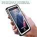 iPhone 8/ iPhone 7 Waterproof Case, Lanwow Wireless Charging Support iPhone 8/7 Underwater Shockproof Case Anti-Cracking with Built-in Screen Protector Rugged Waterproof Case - Black/White(4.7 inch)