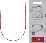 KnitPro Zing Fixed Circular Needles Asymmetrical 10 in 2.00mm