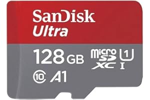 128GB Sandisk Ultra microSDXC UHS-I Memory Card A1 CL10 Full HD