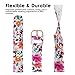 KOREDA Compatible with Samsung Galaxy Watch 4 40mm 44mm/Classic 42mm 46mm/Active 2 40mm 44mm/Galaxy Watch 3 41mm Bands Sets, 20mm Floral Print Sport Strap Replacement for Galaxy Watch 42mm