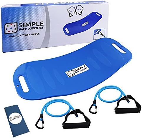 Simple Way Fitness Twist Fit Board – Tone and Strengthen Abs, Legs, Core, Arms Simply Fit Work Out Exercise Equipment All In One To Improve Balance Stability And Weight Loss As Seen On TV