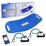 Simple Way Fitness Twist Fit Board â€“ Tone and Strengthen Abs, Legs, Core, Arms Simply Fit Work Out Exercise Equipment All In One To Improve Balance Stability And Weight Loss As Seen On TV