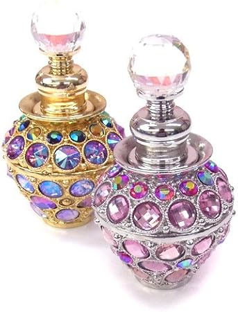 Amazon 宝石香水瓶 オリエンタルクィーン パープル パフュームボトル 女性が喜ぶお洒落なプレゼント 香水入れ 香水ミニボトル クリスタル 香水瓶 ヴェニスの商人 春 Piearth ピィアース 生活雑貨 通販
