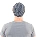 Stylish Men Gray Slouchy Button Beanie Cap Unisex B020 ¡­
