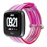 Youkex for Fitbit Versa Bands, Colorful Strap Replacement Wrist Band for Fitbit Versa Fitness Smart Watch Women men