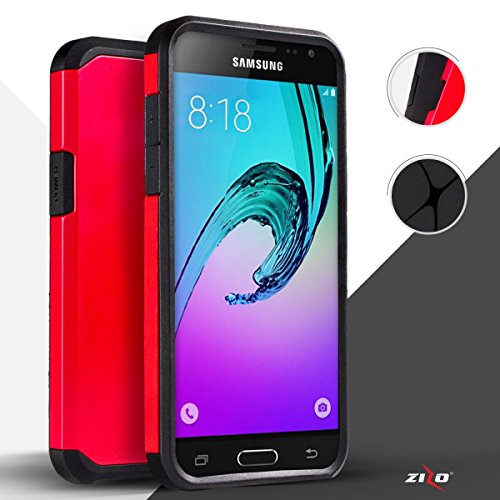 Zizo SMHYB-LGG5-BKRD Slim Hybrid for LG G5 Thin Dual Layer Case Cover44; Black & Red