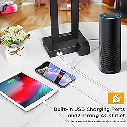 TOBUSA Set of 2 Modern Touch Control Table Lamps