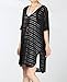 Mordenmiss Women's Summer Stripes Csaual Blouse Shirt Tops L-Style 2-Black