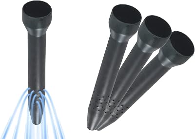 Maximex Wurzelgießer Set of 3 Root Waterers, 30x5.5cm, Black Plastic