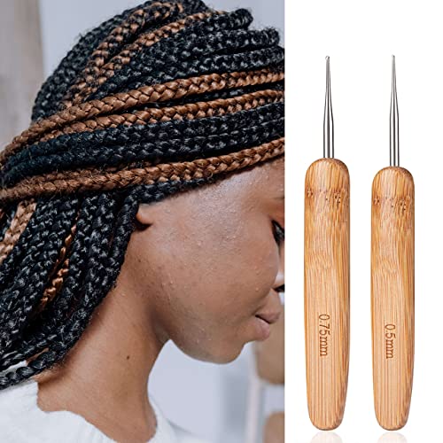 9 Pcs Dreadlocks Crochet Hook Tool, KACOLA Latch Hook Dread Crochet