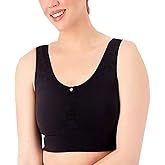 Breezies Active Comfort Seamless Wirefree Contour Bra (US, Small, Black)