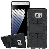 Galaxy Note 7 Case, MagicSky Heavy Duty Hybrid Dual Layer Protective Case w/ Kickstand for Samsung Galaxy Note 7 - Black
