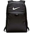 NIKE Brasilia XLarge Backpack 9.0, Black/Black/White, Misc