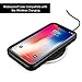 Cozycase Waterproof Case for XS/X Case, Wireless Charging Support X Waterproof Shockproof Full-Body Rugged Case with Built-in Screen Protector Pink
