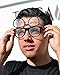 EmazingLights Flip Up Diffraction Prism Fireworks Rave Glasses (Black)