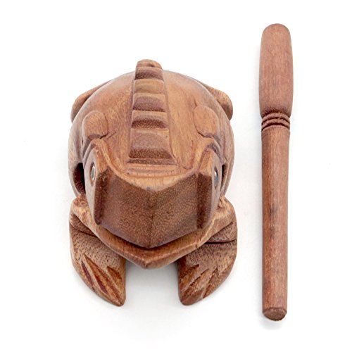 Wooden Frog Rasp Musical instruments of Africa Frog Rasp Super Guiro (4