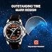 Mens Quartz Watch, Analog Watches Fashion Sports Dress Waterproof Business Casual Wrist Watch with Silicone Rubber Band 30M 3ATM Water Resistant