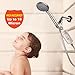 Universal Shower Filter to remove 99% chlorine and water impurifies, shower head filter with 3 stage Carbon filtration system and lifetime indicator,miniwell L730, soften skin and healthier hairs