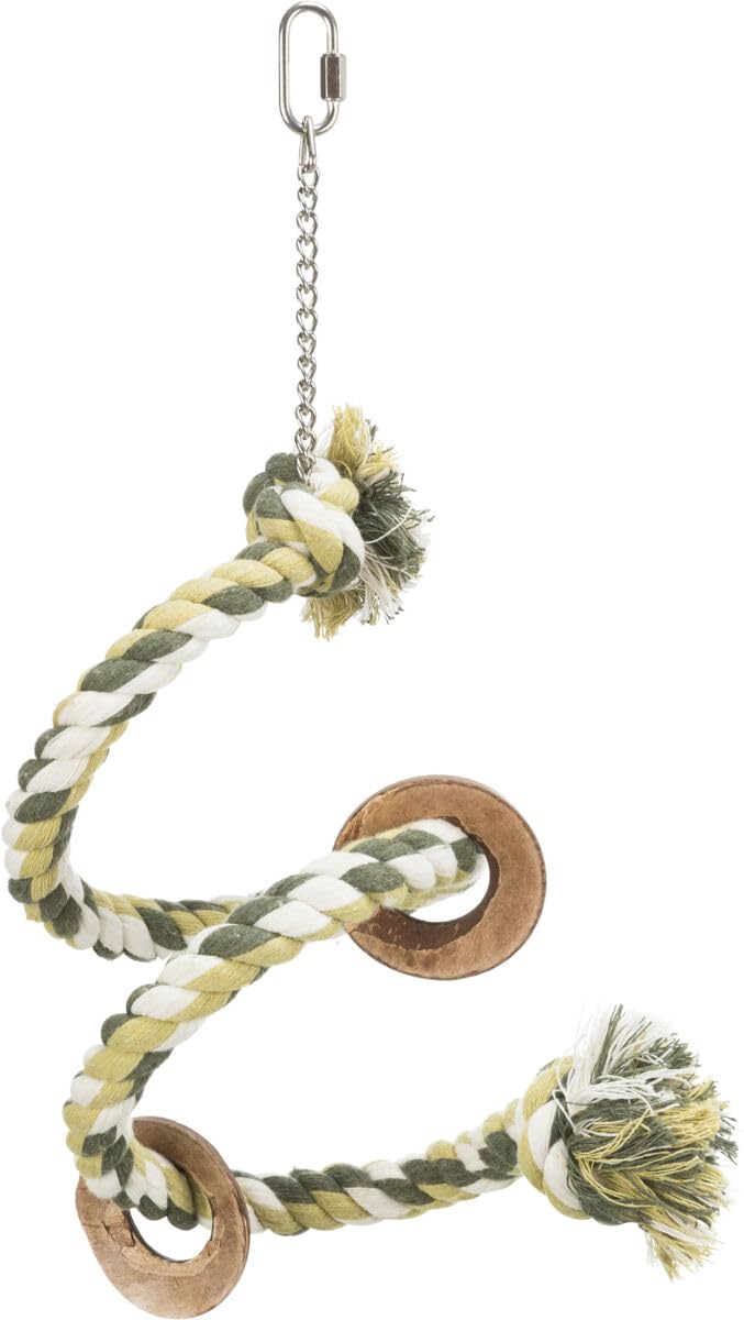 TRIXIE Spiral Rope Bird Perch, 21 mm x 50 cm