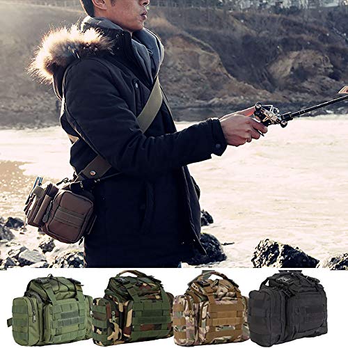 Uticon Angeltasche für Angelausrüstung, Hüfttasche, Schultertasche, wasserdicht, für Angelzubehör – 3# – Bild 7