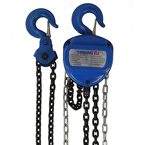Block and tackle Rope pull Chain pull 1000 kg / 1 t 2.5 m / 250 cm