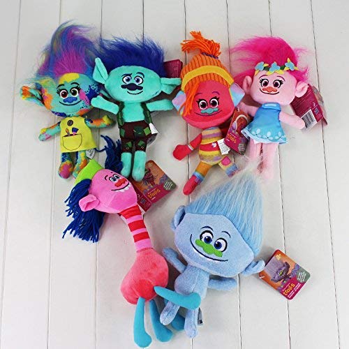 Buy Ht Toys 6pc Set Trolls Toy Poppy Branch Dj Suki Cooper