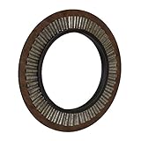 Household Essentials Wood Framed Sunburst Metal