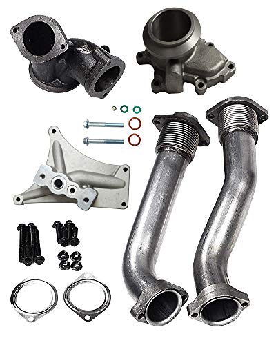thumbnail image 2 of OE QUALITY Uppipe Kit Upgrade – Ford Powerstroke 7.3L 99.5-03 – Bellowed Pipes, Replaces 679-005, F4TZ6K854C 2 of 2
