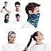 Zupro Bandana Headband Sun Protection Face Mask Balaclava Neck Gaiter Magic Scarf Headwear,for Hiking Running Cycling Yoga Fishing.Rainbow Tie Dye