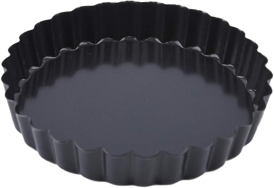 DONGMING Mini Tart Pans with Removable Bottom Non Stick