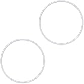 Gasket Replacement O Ring for Magic Bullet MB-1001 Blenders 250W, 2/Pack | Compatible with Magic Bullet MB-1001 Blenders 250W, Gasket for Replacement Parts, Seal Ring Cups Lids, Rubber, White