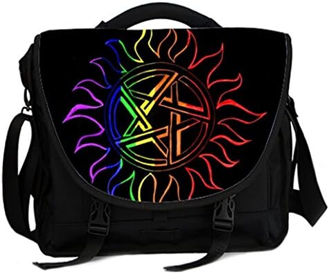 Supernatural Devil's Trap Print 15 inch Laptop/Notebook Computer Bag Shoulder Cross Body Bag