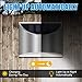 LeiDrail Solar Step Lights Outdoor Deck Fence Light Stainless Steel Waterproof LED Illuminated Lighting for Stair Post Yard - 2 Pack