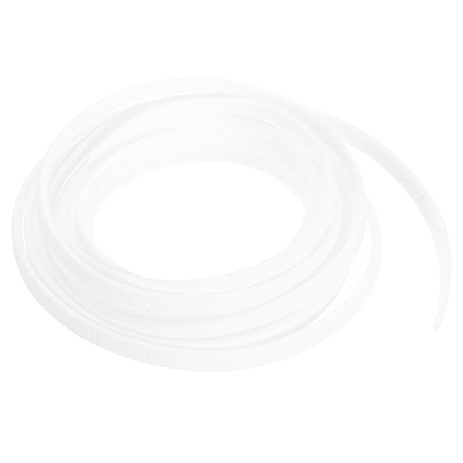 Photo 1 of uxcell Expandable Sleeving,3/8-inch 10ft Cable Sleeve, White