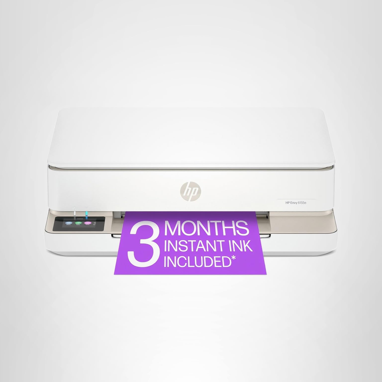 HP Envy 6155e Wireless All-in-One Color Inkjet Printer, Portobello, Print, scan, copy, Duplex printing Best-for-home, 3 month Instant Ink trial included, AI-enabled (714L5A)