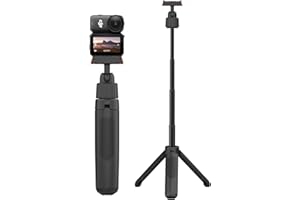 40cm/15.75" Selfie Stick Tripod Stand for Osmo Nano Action 6 with Magnetic Quick Release Adapter, 360 Rotation Mini Extension