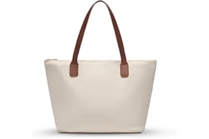 APRYL Tote Bag for Women - Nylon Tote Bags - Large Shoulder Tote Bag with Zipper & Foldable - Handbag for Everyday Work Weekend