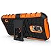 Cocomii Hand Grenade Galaxy S5 Active Case, Slim Thin Matte Vertical & Horizontal Kickstand Reinforced Drop Protection Fashion Phone Case Bumper Cover Compatible with Samsung Galaxy S5 Active (Orange)