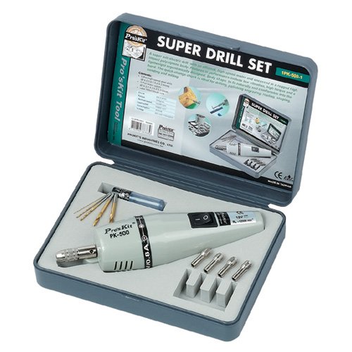 Proskit Super Drill Set (W/O Adaptor and 5pcs grindstones) (Pack of 1)