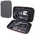 MDF Instruments, Hard Case for Classic Cardiology, MD One® & Acoustica® Stethoscopes, Reflex Hammers, Sphygmomanometers, Penlights - Mesh Pocket for Doctor & Nurse Accessories - Large (MDFSCL12)