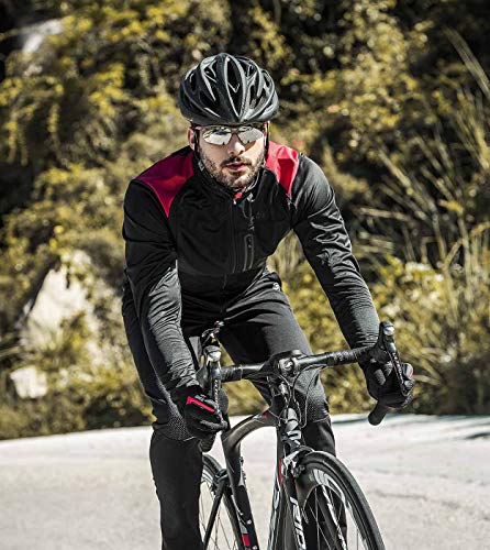 image for Santic Bike Winter Jacket Windproof Fleece Thermal Warm UP Cycling Bic