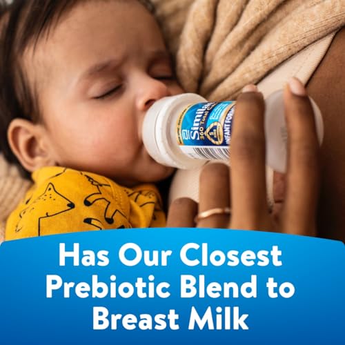 SIMILAC 360 TOTAL CARE INFANT FORMULA, HAS 5 HMO PREBIOTICS, OUR CLOSEST PREBIOTIC BLEND TO BREAST MILK, NON-GMO,‡ BABY FORMULA, READY TO FEED, 2-FL-OZ BOTTLE, PACK OF 12